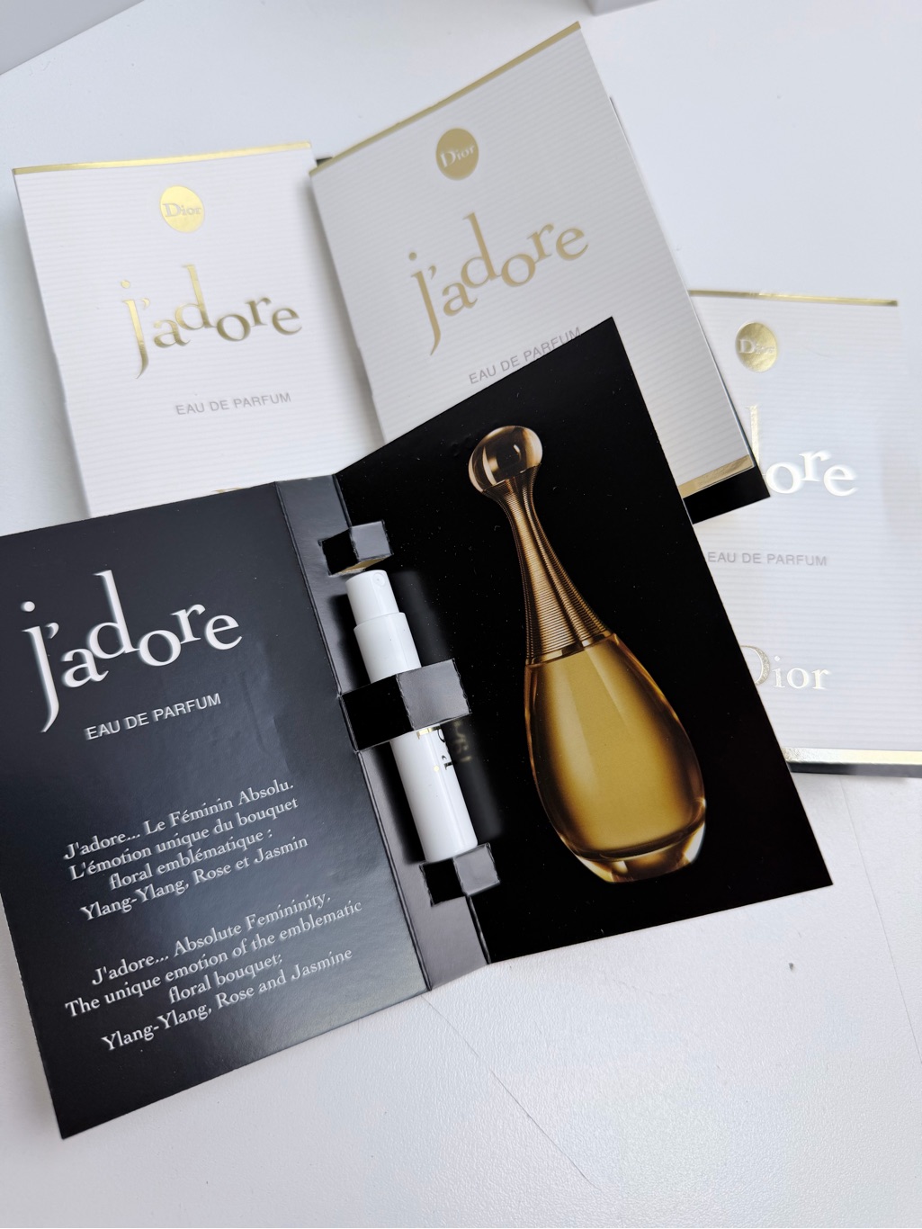 Dior Jadore Bundle Of 4 Sample Perfume Sprays 03 Fl Oz  1 Ml